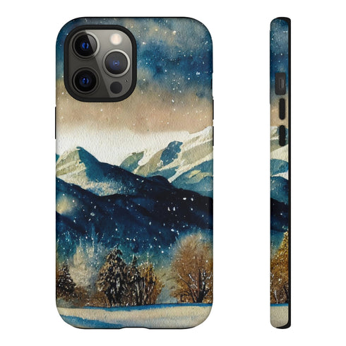 Snowy Colorado Rocky Mountains - Impact Resistant Phone Case iPhone 12 Pro Max Matte